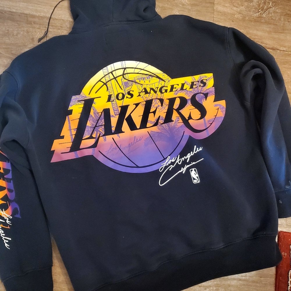 Hollister Los Angeles Lakers Hoodie Sweatshirt Men's Size Medium